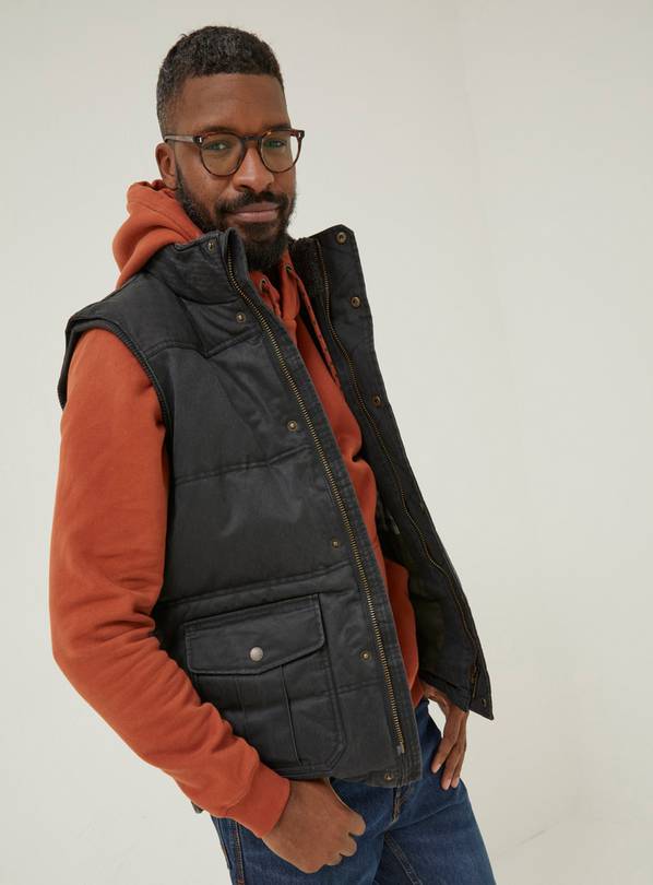 FATFACE Dark Grey Paignton Gilet L